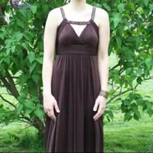 Floor length prom dress